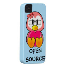 Öppna källchicken (kvinnor i beräkningsteknologi) Case-Mate iPhone 4 skal
