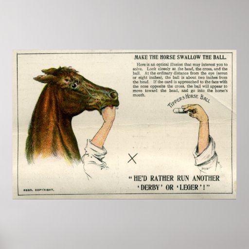 Optisk illusion, 1896 posters