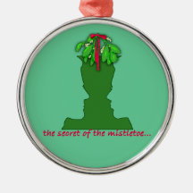 Optisk illusion för Mistletoe Julgransdekoration