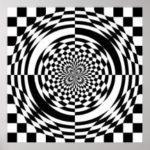 Optisk illusionaffisch (från $11,95)