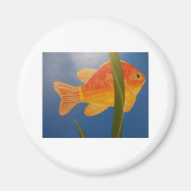 Orang MIG en fisk II Kylskåpsnagnet