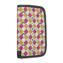 Orange Argyle Planner Personlig Almanacka Av Folio