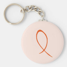 Orange bandanpassade Keychain Nyckelring