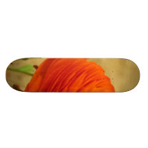 Orange blommaSkateboard