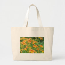 Orange Daylillies Tygkassar