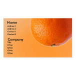 Orange dig som är glad som ser mig visitkort