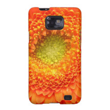 Orange fodral för blommaSamsung galax S Galaxy S2 Fodral