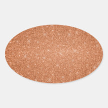 Orange glitter stars stickers