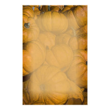 Orange höstpumpabrevpapper