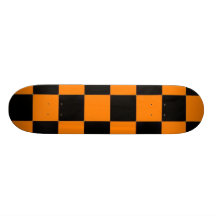Orange kontroll skate deck