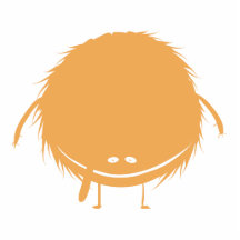 orange luddigt duzzlemonster cut outs