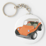 Orange Manx endast Nyckel Ring
