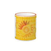 Orange mugg för solsken
