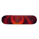 Orange och guld- passion för bärnstensfärgad gudin skate decks