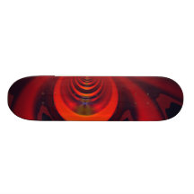 Orange och guld- passion för bärnstensfärgad gudin skate decks