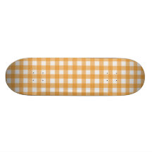 Orange plädSkateboard