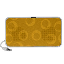 Orange retro modell PC högtalare
