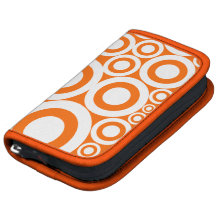 Orange Retro ringar Personlig Almanacka Av Folio