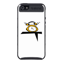 Orange ringklocka iPhone 5 skydd