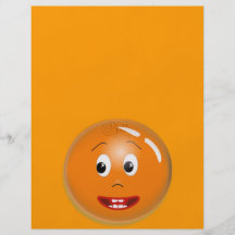 ORANGE som 1299450451_Vector LER ANSIKTETECKNADSYM Flyg Blad