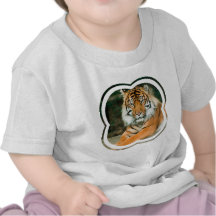 Orange tigerbabyT-tröja
