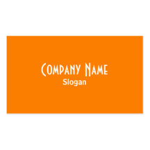 Orange visitkort