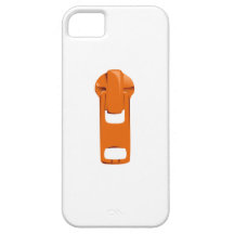 Orange Zipper iPhone 5 Case-Mate Cases