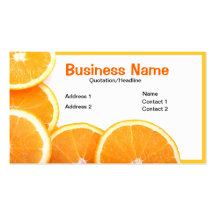 Orangevisitkort