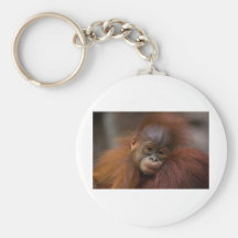 Orangutang bebis nyckelring