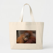 Orangutang bebis tote bag