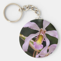Orchid Keychain Nyckel Ringar