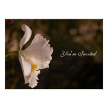 Orchidbröllopinbjudan