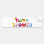 Ordbaby shower bildekaler