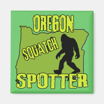 Oregon Squatch Spotter Kylskåps Magneter