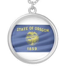 Oregon statlig flaggahalsband