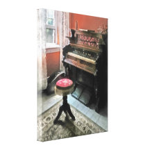 Organ med Petit pekar pallr Kanvastryck