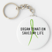 Organdonation sparade mitt liv nyckelringar