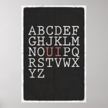 Organisera om alfabetet affischer
