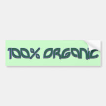 Organisk 100% bildekaler