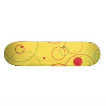 Organiskt cirklar skateboard