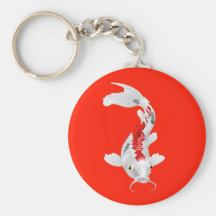 Orientalisk fisk för Koi carp Nyckel Ring