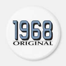 Original 1968 kylskåpsnagnet