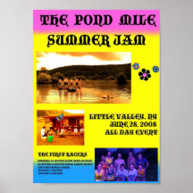 Original- dammMile mig sommardriftstoppaffisch