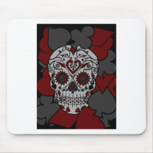Original Drawn By Artist Sugar Skull Mousepads