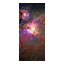 Orion Nebula (det Hubble teleskop) Rackkort Med Full Färg