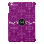 Orlee Dark Purple - Custom Monogram iPad Mini Case