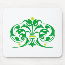 Ornament Blatt leaf Mauspads
