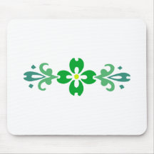 Ornament Blatt leaf Mousepads