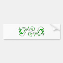 Ornament Floral Auto Sticker
