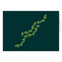 Ornament floral karte